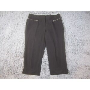 Cato Pants Womens 12 Black Stretch Zip Pocket Dress Work Office Slacks‎